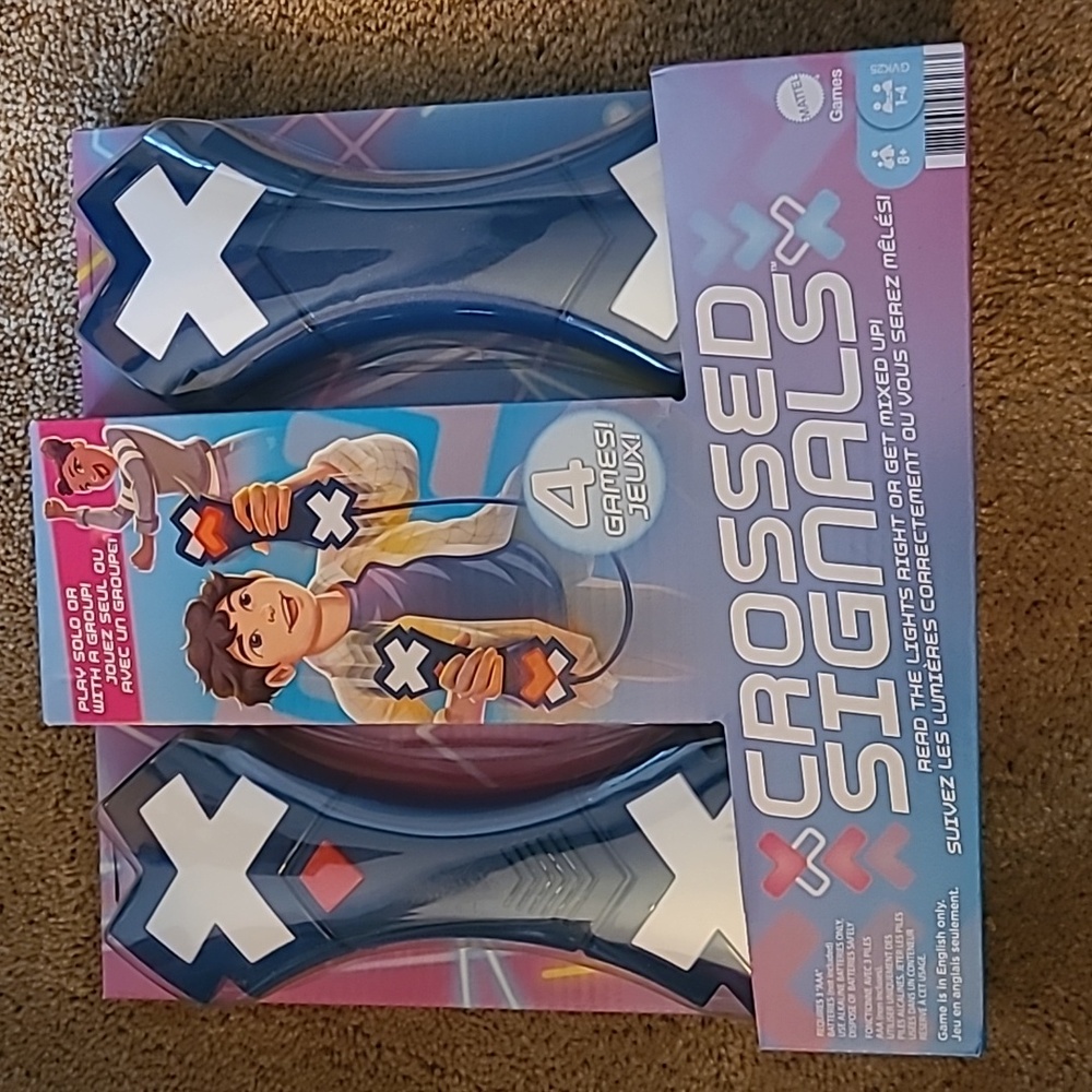New in box! Mattel CROSSED SIGNALS Electronic game